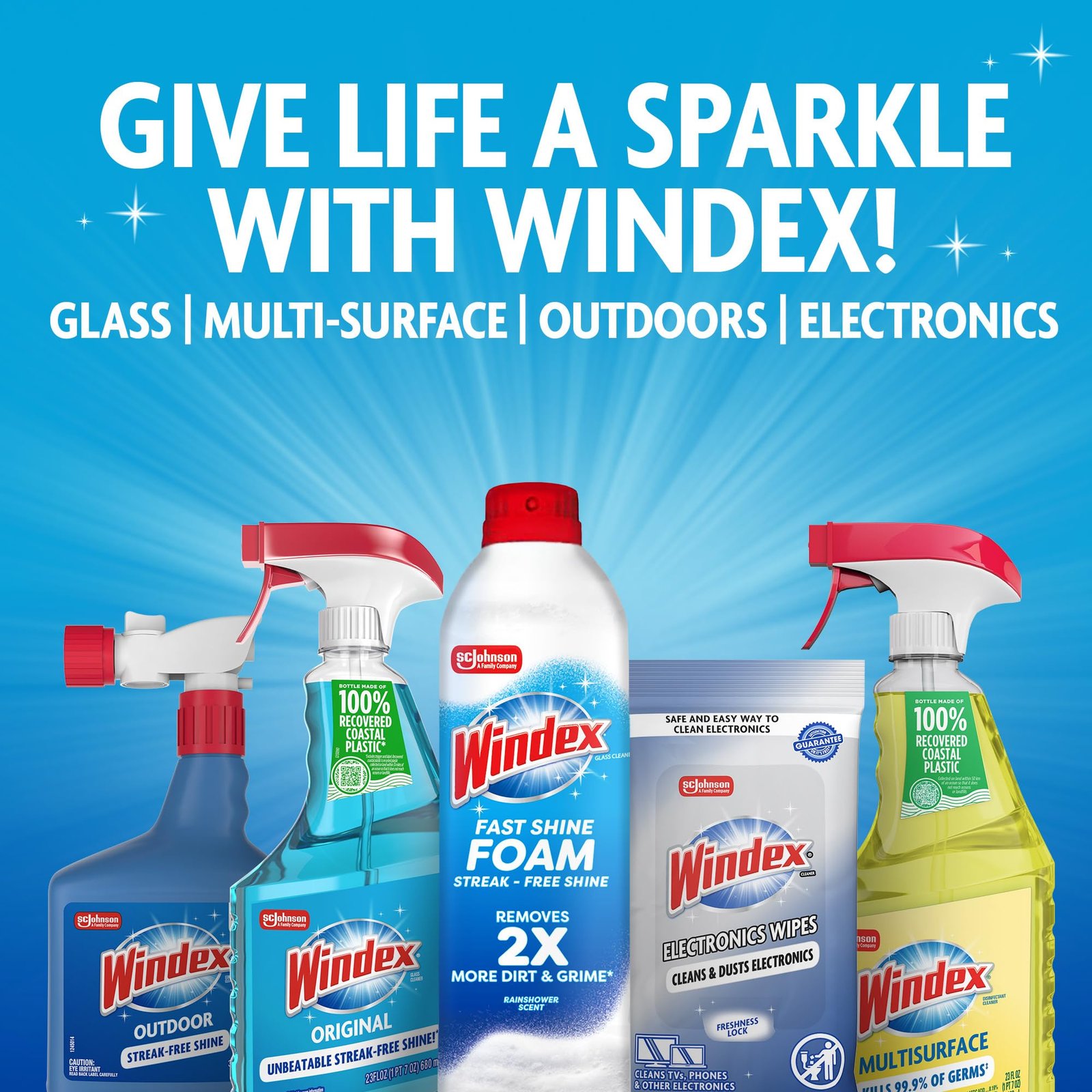Windex Glass & Window Cleaner Spray Bottle, Original, 23 oz - Image 9