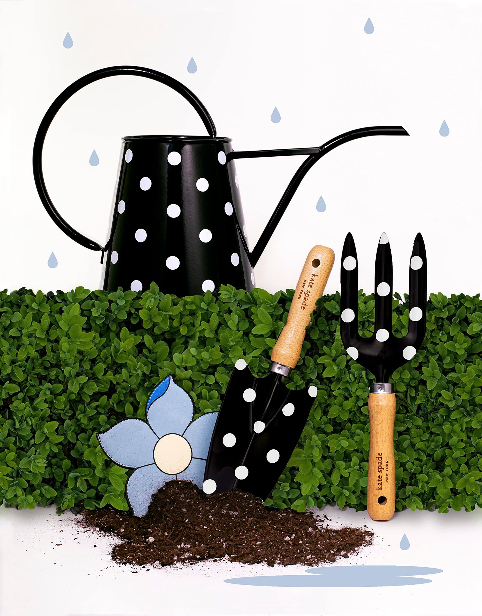 kate spade new york 2 Piece Garden Hand Tool Set, Picture Dot - Image 6
