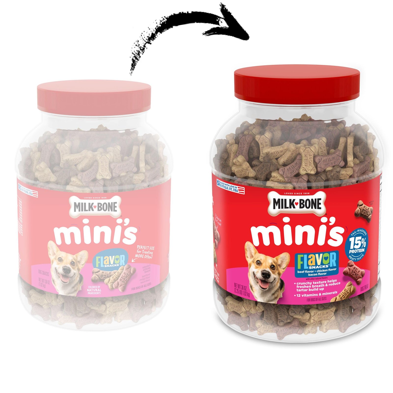 Milk-Bone Flavor Snacks Mini’s Dog Treats, 36 Oz. - Image 2