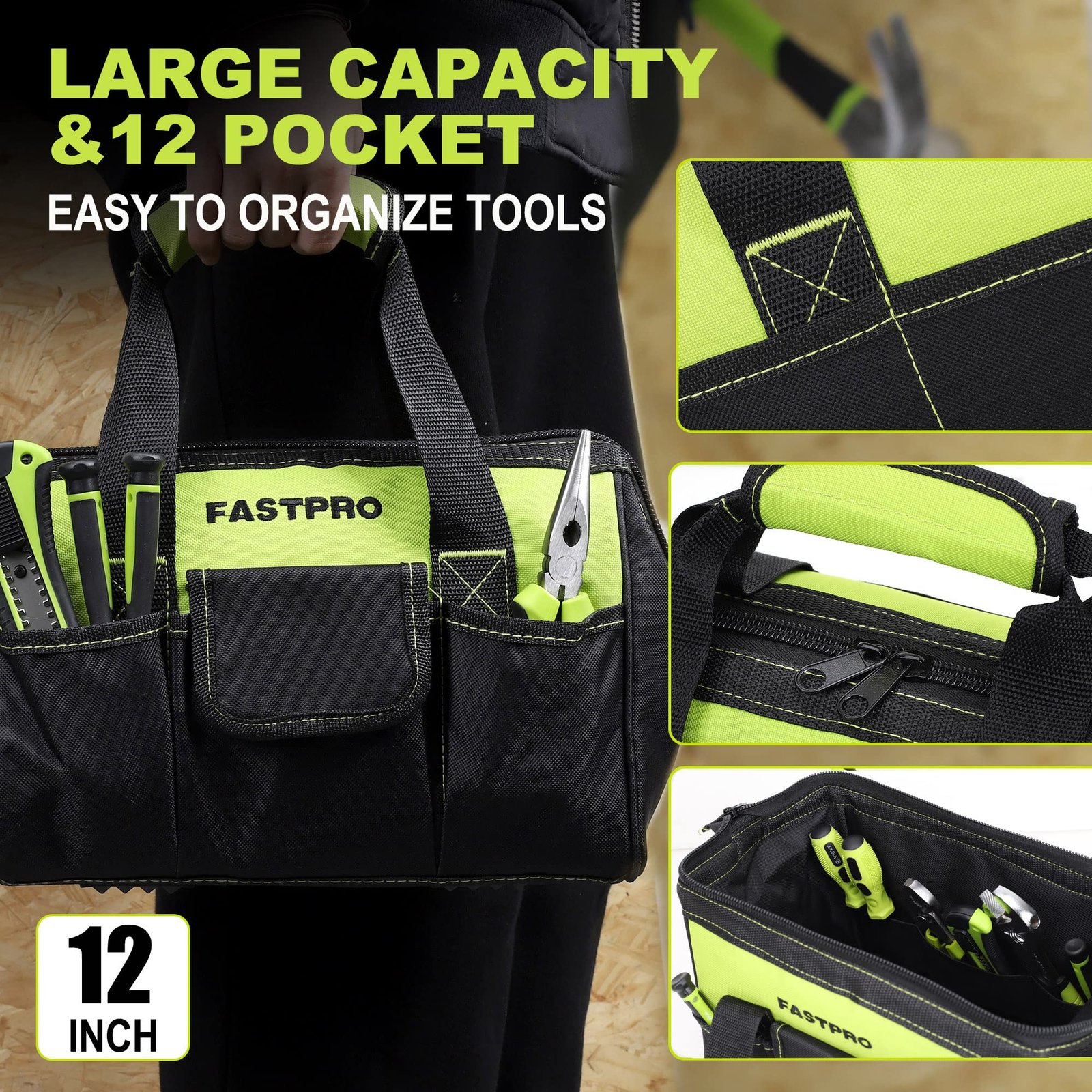 FASTPRO 220-Piece Home Tool Set, Household Repairing Tool Kit, Green - Image 6