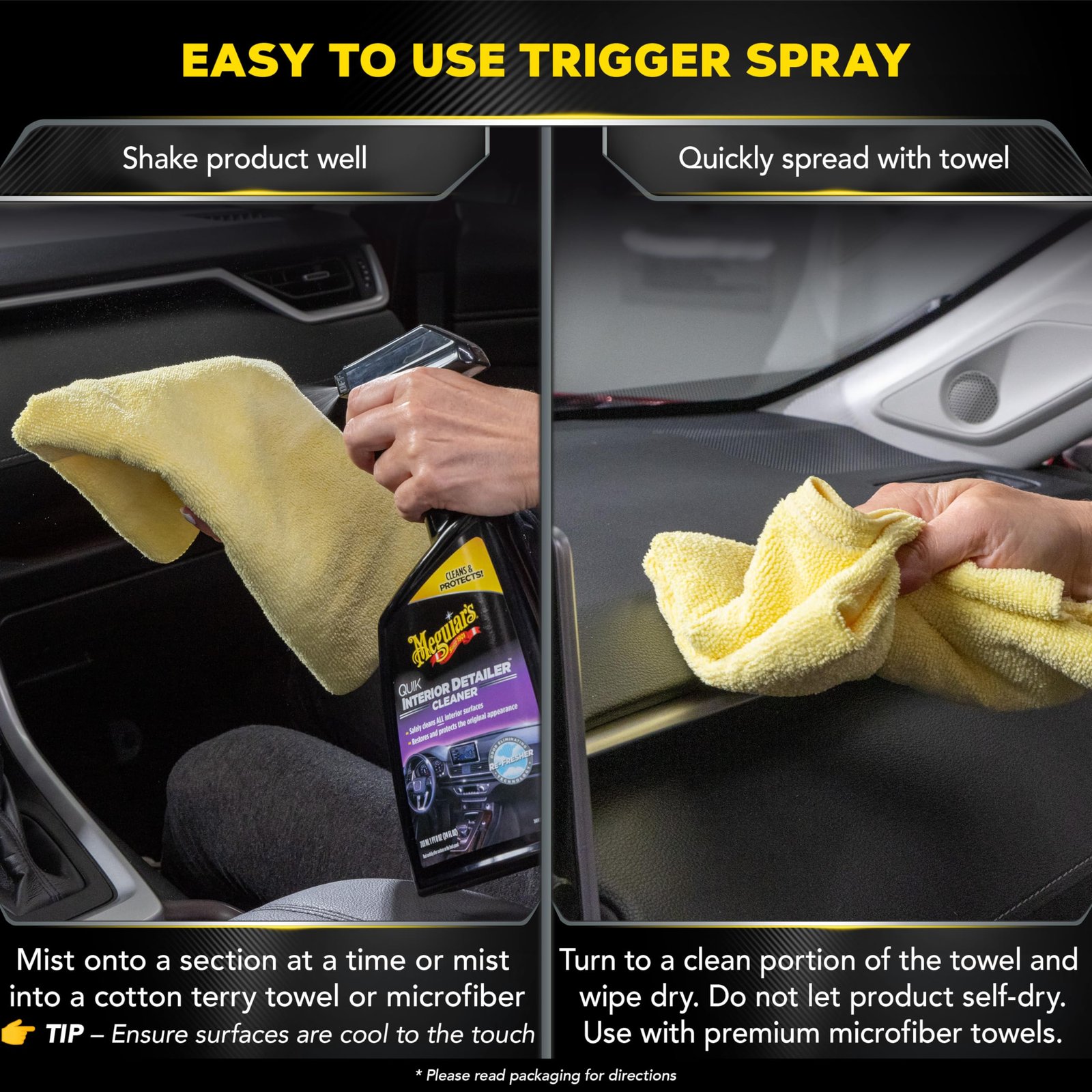 Meguiar's Quik Interior Detailer Cleaner, 24 Oz - Image 6